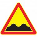 Временный знак 1.16 "Неровная дорога"
